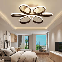 Lámpara De Techo LED Moderna Para Pasillo Sala De Estar Dormitorio Comedor Oficina Iluminación Interior Blanco Fuente De Aluminio - details 12