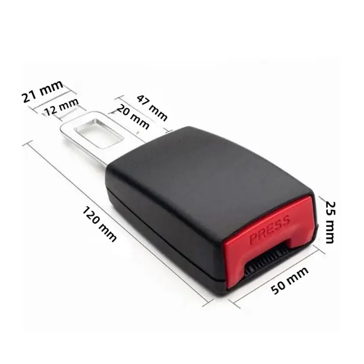 Extensor Ajustable De Cinturón De Seguridad Para Coche Universal 23CM Clip De Cierre Con Conector Adaptable Para Niños Accesorios De Auto - 1