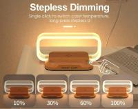 Lámpara De Mesa LED Con Cargador Inalámbrico Estación De Carga Rápida Para Teléfonos Móviles Soporte Para iPhone Samsung Xiaomi Dock De Luz Nocturna Sin Frenos - details 2