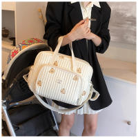 Bolso Grande Para Mamá Organizador De Bebé Maternidad Bolsa De Diaper Bordada Para Mujer Cruzable Hombro Viaje Al Hospital - details 5
