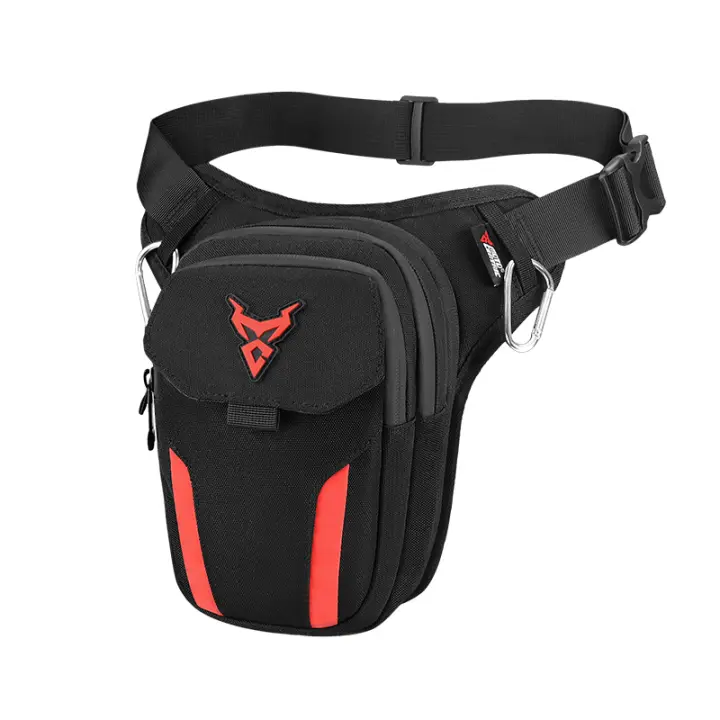 Bolsa De Pierna Para Motocicleta Impermeable Con Luz LED Bolsa De Cintura Para Motocicleta Y Bicicleta Deporte Al Aire Libre Bolsa Transversal Para Móvil - 1