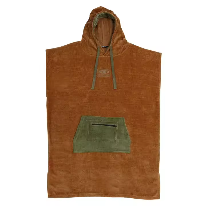 Ocean & Earth Poncho Daybreak Hooded Marrón Adulto - 1