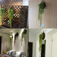Vine Artificial De 75cm Con 5 Cucharas Planta Falsa De Bellota Dorada Rama De Sauce Para Decoración De Jardín Y Habitaciones En Casa - details 4