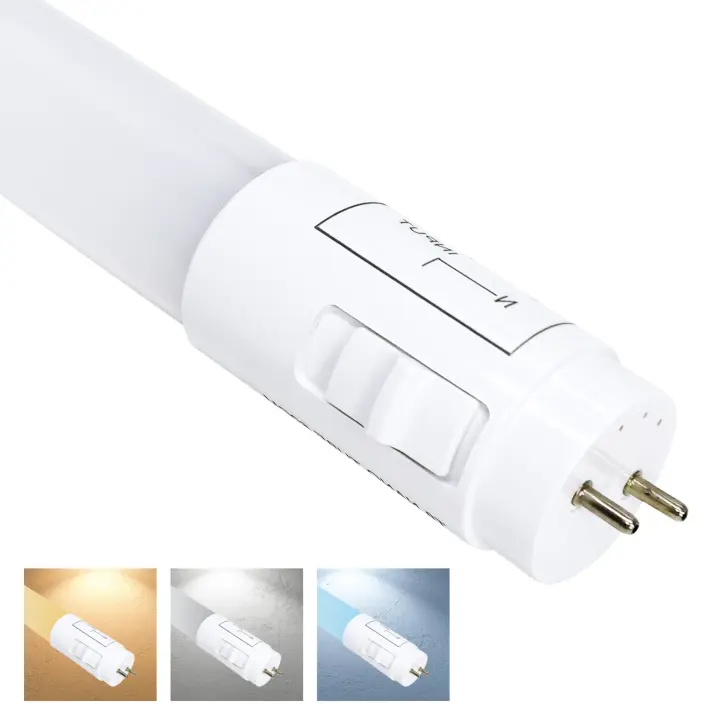 Tubo LED 120cm 360º CCT T8 G13 18W 2200LM Conexión un lateral LED ATOMANT - 1