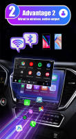 Caja De Carplay Y Android Auto Sin Cable 2024 Para Volvo XC90 S90 V90 XC60 S60 V60 XC40 C40 Recharge WiFi Bluetooth 5.0 Plug And Play - details 6