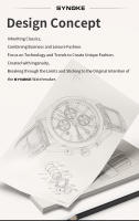 Reloj De Cuarzo SYNOKE Para Hombre Estilo Casual Con Calendario Y Luz Nocturna Impermeable Año Nuevo 2024 Moda Y Negocios - details 2