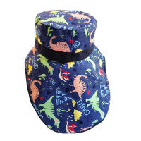 Nueva Gorra De Pescador Panama Para Bebés Con Protección Solar Y Estilo De Playa Ajustable Para Niños Y Niñas Cartoon Cuidado Del Ambiente Material De Algodón Sombrilla Ancha Para Exteriores - details 2