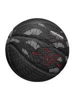 Baloncesto Negro Tamaño 7 Con Bombín Y Agujero Para Almacenamiento 3 Capas Balón De Entrenamiento Al Aire Libre Material De Goma - details 1