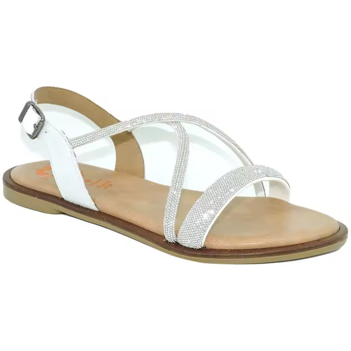 Sandalias Porronet 2908 para mujer en color blanco - 1