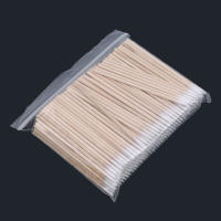 Cepillos Micro Limpieza De Oído Desechables De Algodón Y Madera Para Extensión De Pestañas Y Eliminación De Pegamento - details 5