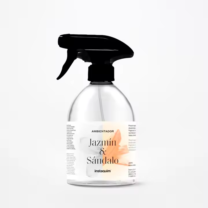 Clinn - Ambientador Jazmín y Sándalo | 500ml y 12x500ml | Quitaolores para Hogar y Negocio - 1