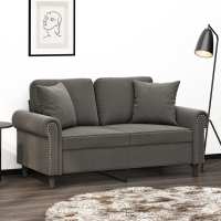 vidaXL 2x Cojines Decorativos Terciopelo Almohada Sofá Dormitorio Color Amarillo,  Azul,  Crema y mas - details 4