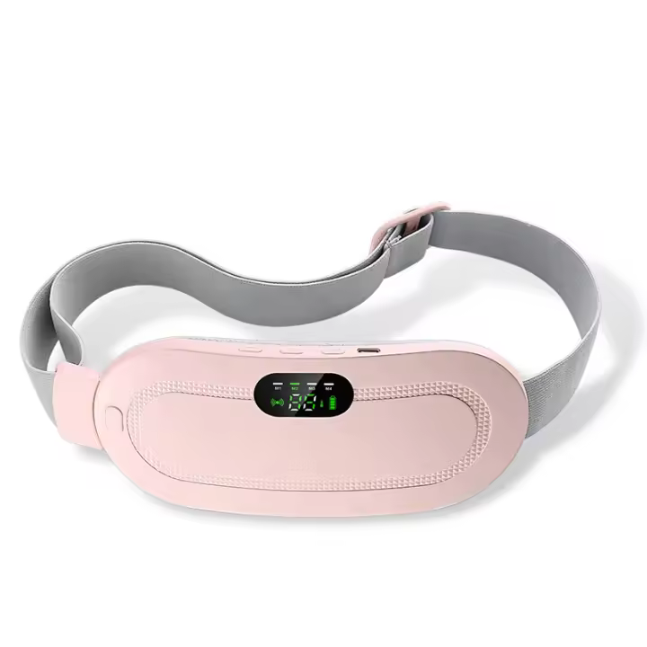 Slimpal Almohadilla Calefacción Menstruacion, Menstrual Cinturón Calefactor Eléctrico Inalámbrico, Cinturon Alivia Dolor Portátil 3 Modos de Masaje Electrica Dolor Lumbar,Espalda - 1