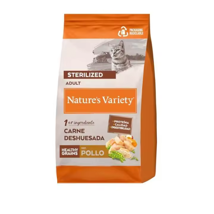 Nature's Variety Healthy Grains Adult Sterilized Pollo pienso para gatos - 1