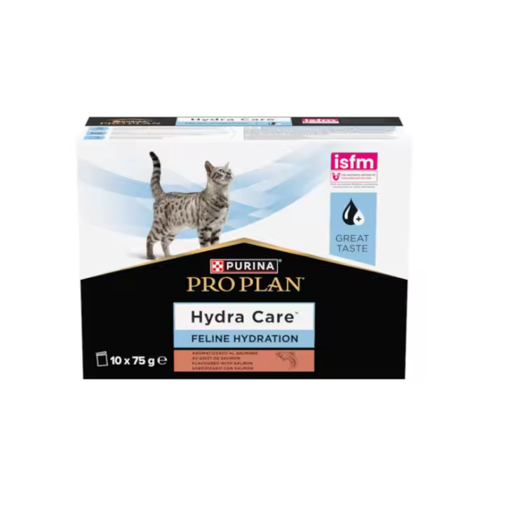 Purina Pro Plan Hydra Care con Salmón (12 unidades x 75 gr) - Suplemento para Gatos - 1