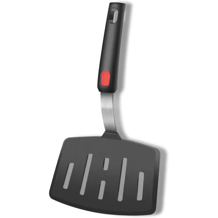 Espátula de silicona para pescado Turner Espátula denso semicircular Tortilla Espátulas para panqueques para utensilios - 1