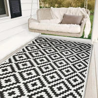 Manta de picnics Alpbras de doble cara, alfombras de paja de plástico, alfombras Modernos, alfombras grandes y alfombras para Exterior para vehículos Creativos, patios, Terrazas, picnics, campings. - details 1