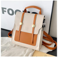 Nuevo bolso de mujer, nueva moda coreana, retro, simple, de color sólido, con hebilla de metal, mochila portátil de nicho - details 9