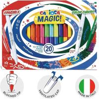 STARTELECTRIC ROTULADOR MAGIC BORRABLE CAJA DE 20 UNIDADES COLORES SURTIDOS MARCA CARIOCA - details 3