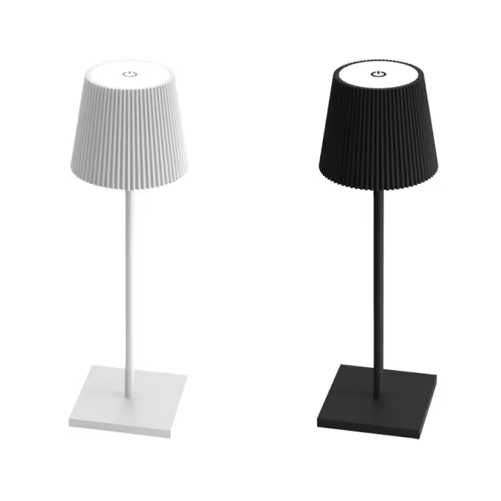 Lámpara De Mesa LED Recargable Por USB Con Interruptor Táctil 3 Colores Para Decoración De Restaurante Sala De Estar Bar Café Iluminación Moderna - 1