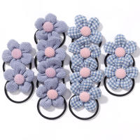 12Pcs Bolsa De Cinturones Elásticos Para Niñas Con Flores Hermosas Accesorios De Cabello Para Niños Amantes De Los Detalles - details 9