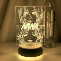 Lámpara De Noche LED 3D Anime Nana Para Decoración De Habitación Infantil Iluminación De Mesa Regalo De Manga Iluminación De Ambiente - details 15