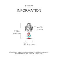 Encantadores Colgantes De Animales De Plata Para Mujer Joyería De Pulsera Y Collar Forma Irregular Sin Certificación - details 132