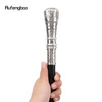 Bastón De Moda Con Flor Blanca Decorativo Elegante Para Caballeros 90cm Punta De Goma Manija De Aleación De Aluminio Y Acero - details 7