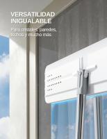 Mopa fregona con Cubo escurridor para Limpieza del hogar: Suelos, Paredes, Azulejos, tarima, Madera - Trapeador de Microfibra para Suelos Secos y húmedos, M2 Tec - details 3