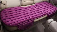 Juego De Cubiertas De Asiento De Coche De Peluche Protector Antisalpicaduras Universal Para Automóviles SUVs Sedanes Hatchbacks Camiones Capa De Cojín Delantero/trasero En Negro Gris Beige - details 3