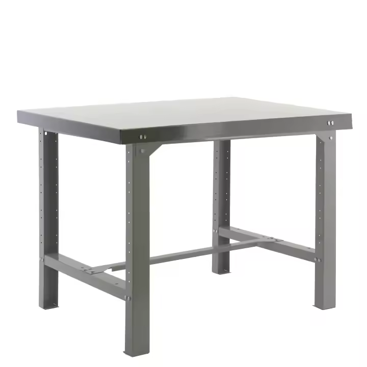 SimonRack Banco de Trabajo Taller, Capacidad Carga 600 kg, 830x1200x730 mm, Mesa de Trabajo, Gris - BT6 - 1