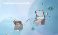 SONGMICS Caja de Joyas, Caja Joyero de 3 Niveles, Estuche de Joyería, Tapa de Cristal, con 2 Cajones, Gran Capacidad, Estilo Moderno, Idea de Regalo, Azul Ahumado y Dorado/Blanco Nube/Gris Interestelar/Gris Interestelar y Dorado/Negro Grafito/Verde Aguaca - details 4