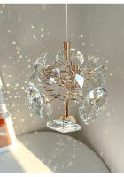 Lámpara Colgante De Cristal K9 Para El Dormitorio Luz Francesa De Lujo Para Barra De Restaurante Y Ambiente De Dandelion - details 1