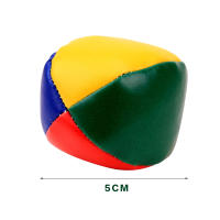 Bolas de malabares de circo para niños, niñas y adultos, pelota deportiva divertida de cuero PU duradero - details 2