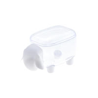 Caja De Almacenamiento Para Bastoncillos De Cotonete De Oveja Creativa Miniatura De Plástico Caja De Maquillaje Para El Hogar Resistente Al Polvo Para La Mesita De Trabajo - details 6