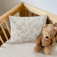 Almohada para dormir para bebé con funda de crepé de algodón puro, extraíble y lavable, transpirable y absorbente del sudor. - details 10