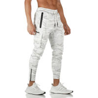 Nuevos Pantalones De Entrenamiento Para Hombre 2024 Primavera Y Otoño Color Sólido Deportivos Cómodos Para Exterior Y Fitness Con Bolsillos De Camuflaje - details 48