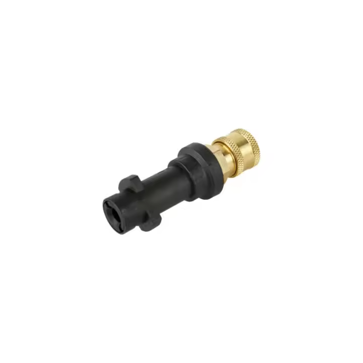 Adaptador para Lavadora a presión 1/4 "Conexión a solas, compatible con Kärcher Series K2, K3, K4, K5, K6, K7 - 1