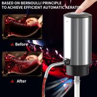 Sacacorchos Eléctrico 4 en 1 Juego de Regalo de Vino con Abridor de Vino Recargable, Vertedor Aireador de Vino Recargable - details 3