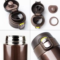 Termo De Acero Inoxidable 500ML Con Cubierta Saltarina Para Café Té Leche Botella Térmica Portátil De Gran Capacidad Con Aislamiento Térmico De 12-24 Horas - details 3