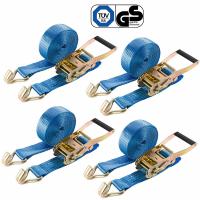 AREBOS 4 x Correas tensoras 2 uds.con ganchos Correas tensoras trinquete 8m ,4000kg - details 24