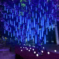 Luces De Hidrau LED Meteorito Para Decoración De Navidad Y Bodas Al Aire Libre Cadena De Luces De Fairy Con Enchufe Europeo - details 4