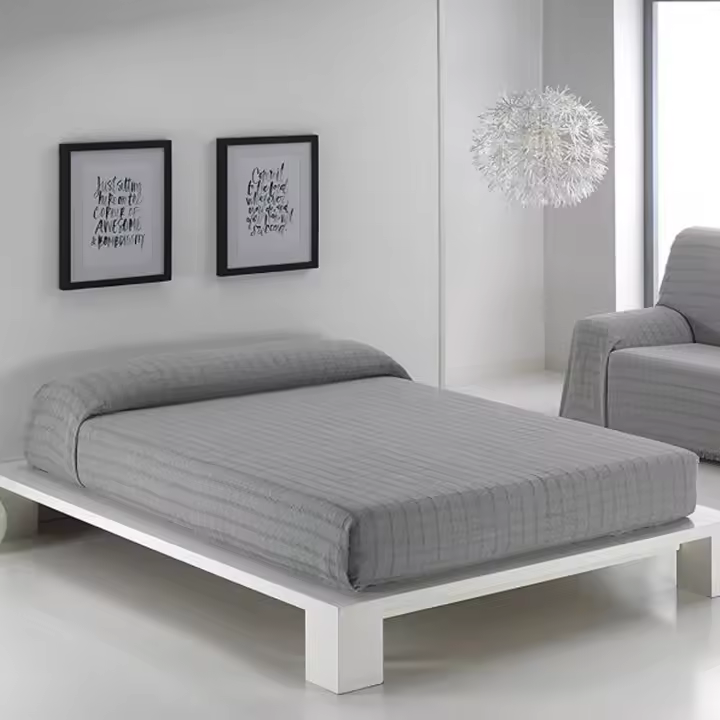 Colcha multiusos Cuadros 230x260 Lowin hogar - 1