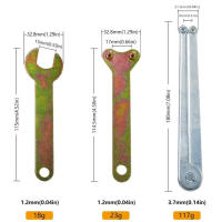 Llave De Angulo Para Amoladora 1#/2#/3#/4#/5#/6# Con 2 Abrazaderas Fácil De Manejar Para Herramientas Eléctricas Arbóreas Llave Flangada - details 3