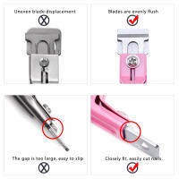 Cortauñas Profesional Acero Inoxidable U Tipo Cortador De Borde De Uñas Acrílicas Herramientas De Manicura Para Dedos - details 6