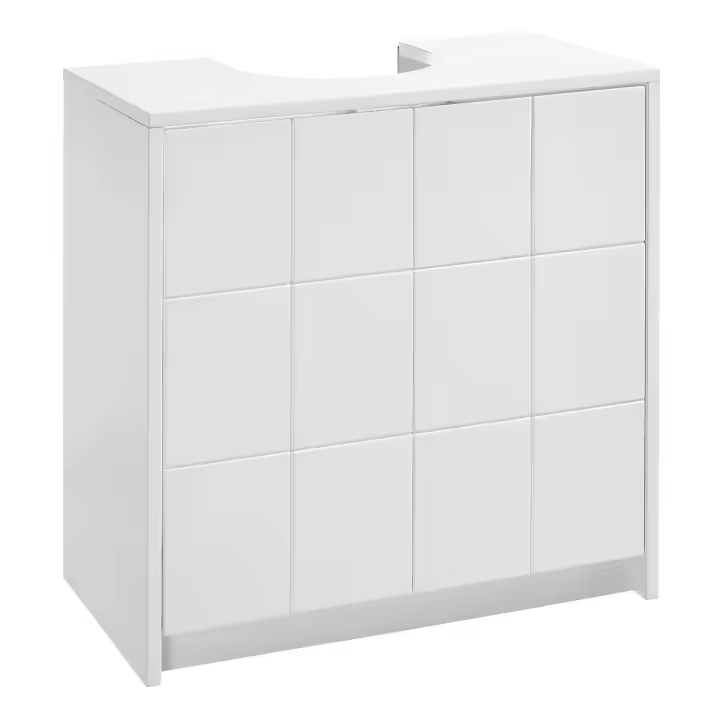 Mueble bajo lavabo pie de MDF blanco Lola Home - 1
