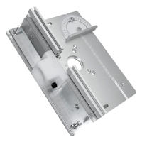 Placa De Inserto Para Mesa De Router C8 Máquina De Grabado Aluminio Aleación Placa Inversa Conjunto Talla Fresa Trimmer Plegable Para Carpintería - details 9