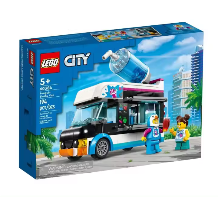 Lego City  Furgoneta Pingüino de Granizados City Lego 60384 - 1