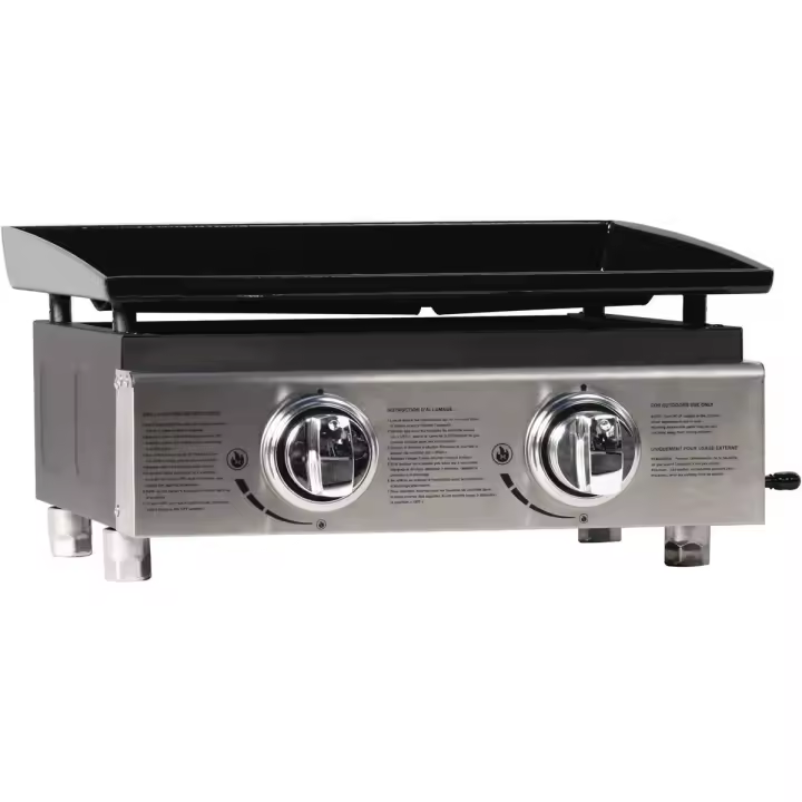 Plancha "Presto 2" - 2 quemadores -  5kW - Gris - 1