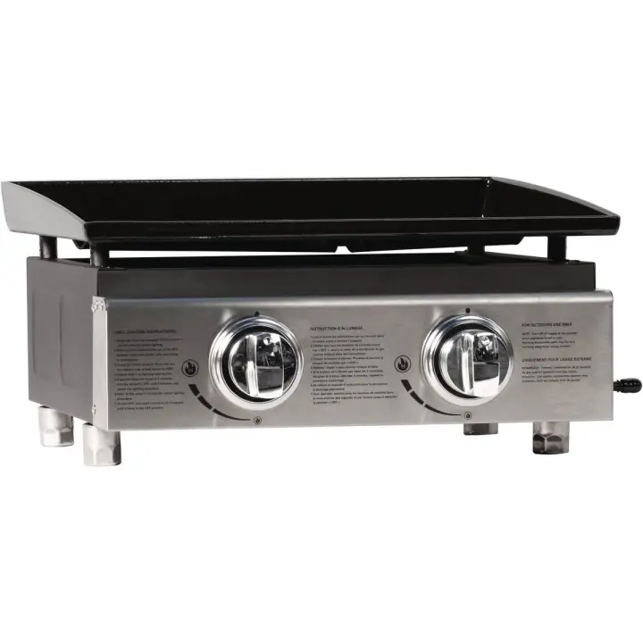 Plancha "Presto 2" - 2 quemadores -  5kW - Gris - 1